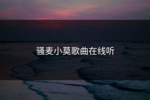 骚麦小莫歌曲在线听