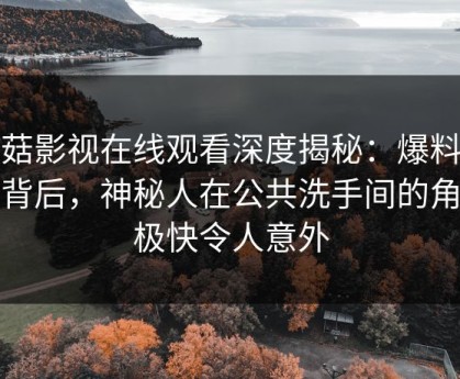 蘑菇影视在线观看深度揭秘：爆料风波背后，神秘人在公共洗手间的角色极快令人意外
