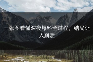 一张图看懂深夜爆料全过程，结局让人崩溃